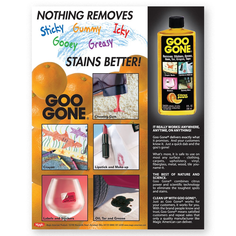 Goo Gone Sell Sheet