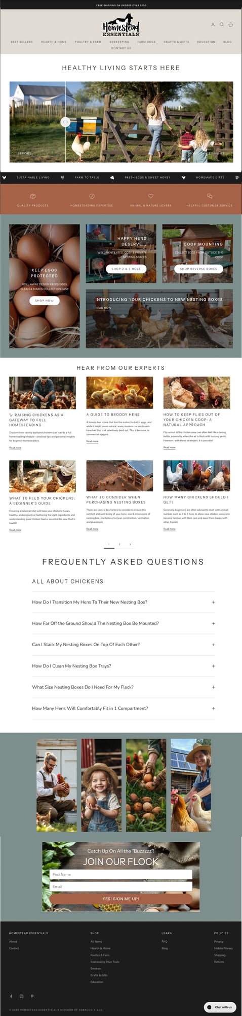 Web Design Homestead Site REV